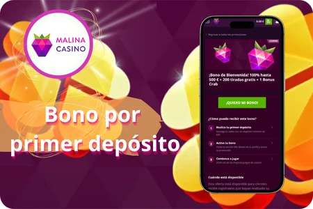 Malina casino Bono de primer depósito
