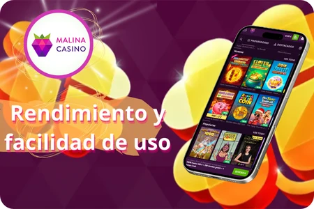 Malina Casino usabilidad y rendimiento